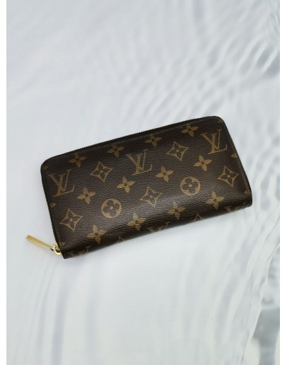 LOUIS VUITTON ZIPPY LONG WALLET MONOGRAM CANVAS