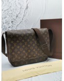 LOUIS VUITTON BOBOURG MM MESSENEGER DAMIER EBENE CANVAS BAG -FULL SET-  