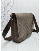 LOUIS VUITTON BOBOURG MM MESSENEGER DAMIER EBENE CANVAS BAG -FULL SET-  