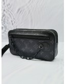 LOUIS VUITTON POCHETTE VOLGA MONOGRAM ECLIPSE CANVAS BAG