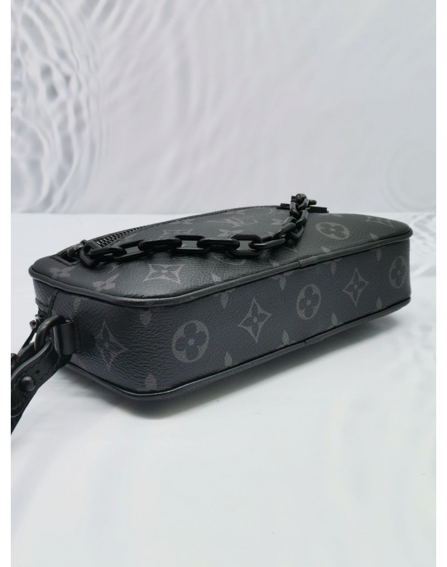 Louis Vuitton, Bags, Louis Vuitton Clutch Bag Monogram Eclipse Pochette  Volga Mens M6832