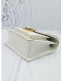 MCM PATRICIA IN STUDDED OUTLINE VISETOS IN WHITE COLOR