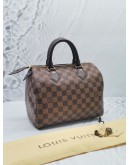 LOUIS VUITTON SPEEDY 25 DAMIER EBENE CANVAS BAG