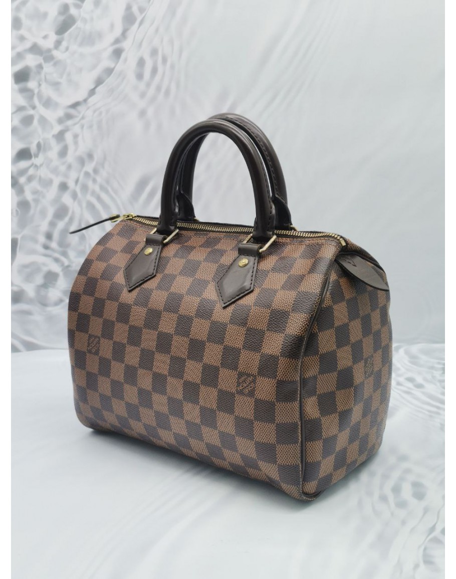 Speedy 25 Damier Ebene Canvas - Handbags