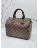 LOUIS VUITTON SPEEDY 25 DAMIER EBENE CANVAS BAG