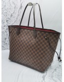 LOUIS VUITTON NEVERFULL GM DAMIER EBENE CANVAS BAG