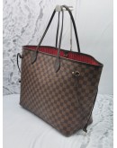 LOUIS VUITTON NEVERFULL GM DAMIER EBENE CANVAS BAG