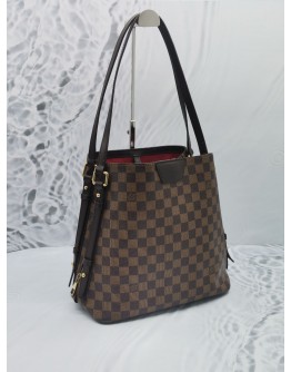 LOUIS VUITTON DAMIER EBENE CABAS RIVINGTON SHOULDER BAG