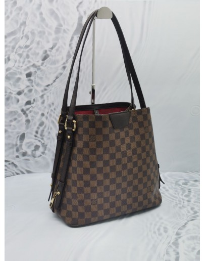 LOUIS VUITTON DAMIER EBENE CABAS RIVINGTON SHOULDER BAG