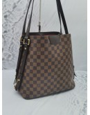 LOUIS VUITTON DAMIER EBENE CABAS RIVINGTON SHOULDER BAG