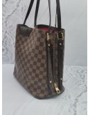 LOUIS VUITTON DAMIER EBENE CABAS RIVINGTON SHOULDER BAG