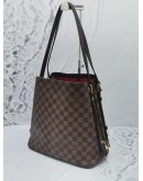 LOUIS VUITTON DAMIER EBENE CABAS RIVINGTON SHOULDER BAG