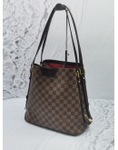 LOUIS VUITTON DAMIER EBENE CABAS RIVINGTON SHOULDER BAG