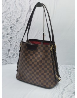 LOUIS VUITTON DAMIER EBENE CABAS RIVINGTON SHOULDER BAG