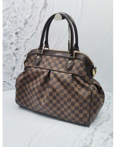 LOUIS VUITTON TREVI PM DAMIER EBENE CANVAS BAG