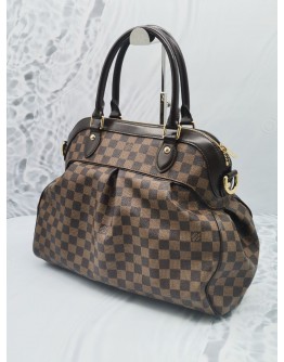 LOUIS VUITTON TREVI PM DAMIER EBENE CANVAS BAG