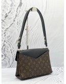 LOUIS VUITTON SAINT MICHEL EPI LEATHER & MONOGRAM CANVAS BAG