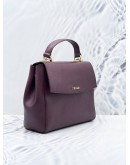 FURLA TOP HANDLE COWHIDE LEATHER BAG WITH STRAP