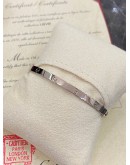 CARTIER LOVE BRACELET 18K WHITE GOLD SIZE 62 YEAR 2018 -FULL SET-