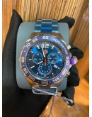 (BRAND NEW) 2023 TAG HEUER FORMULA 1 CHRONOGRAPH REF CAZ1014 PURPLE BEZEL 43MM QUARTZ WATCH -FULL SET-