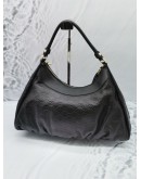 GUCCI GG GUCCISSIMA LEATHER D RING HOBO BAG