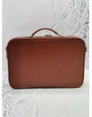 BALLY BROWN LEATHER BRIEFCASE