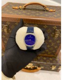 AP AUDEMARS PIGUET LADY ROYAL BLUE SAPPHIRE DIAL LIMITED EDITION 750 WHITE GOLD 34MM AUTOMATIC WATCH