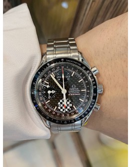 OMEGA SPEEDMASTER DAY DATE RACING SCHUMACHER LIMITED EDITION TRIPLE CALENDAR 39MM AUTOMATIC YEAR 2002 WATCH