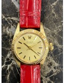 ROLEX OYSTER PERPETUAL LADY REF 6619 18K YELLOW GOLD 25MM AUTOMATIC WATCH