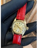 ROLEX OYSTER PERPETUAL LADY REF 6619 18K YELLOW GOLD 25MM AUTOMATIC WATCH
