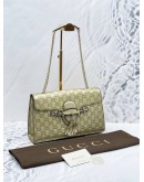 GUCCI EMILY SMALL GUCCISSIMA EMBOSSED CALFSKIN LEATHER SHOULDER BAG