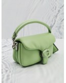 COACH MINI PILLOW TABBY 18 CROSSBODY BAG IN GREEN NAPPA LEATHER