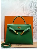 HERMES KELLY 33 EPSOM LEATHER BAG -FULL SET-