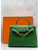 HERMES KELLY 33 EPSOM LEATHER BAG -FULL SET-