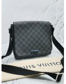 LOUIS VUITTON DAMIER GRAPHITE CANVAS DISTRICT PM BAG