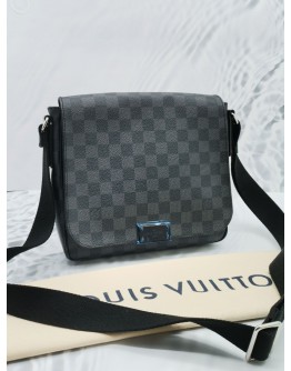 LOUIS VUITTON DAMIER GRAPHITE CANVAS DISTRICT PM BAG