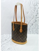 LOUIS VUITTON BUCKET TOTE MONOGRAM CANVAS BAG