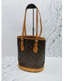 LOUIS VUITTON BUCKET TOTE MONOGRAM CANVAS BAG