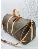 LOUIS VUITTON MONOGRAM CANVAS KEEPALL BANDOULIERE 55