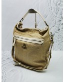 BURBERRY NYLON & LEATHER SHOULDER BAG WITH STRAP