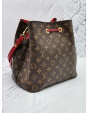 LOUIS VUITTON MONOGRAM CANVAS NEONOE RED/BROWN SHOULDER BAG