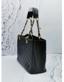 CHANEL GST GRAND SHOPPING TOTE CAVIAR LEATHER GOLD HARDWARE 