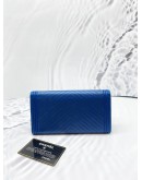 CHANEL BOY CHEVRON LAMBSKIN LEATHER LONG FLAP WALLET