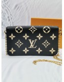 LOUIS VUITTON FELICIE MONOGRAM EMPREINTE EMBOSSED LEATHER POCHETTE -FULL SET-