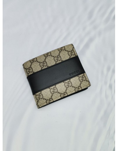 GUCCI GG SUPREME CANVAS BI-FOLD WALLET