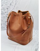 LOUIS VUITTON NEO CARAMEL BUCKET EPI LEATHER SHOULDER BAG 