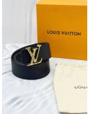 LOUIS VUITTON TAURILLON LEATHER REVERSIBLE BELT SIZE 85/34 - FULL SET-