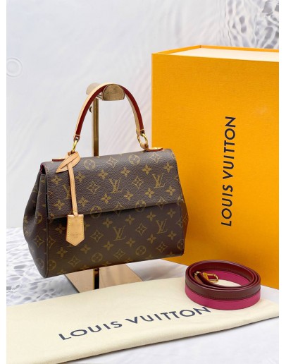 LOUIS VUITTON CLUNY BB MONOGRAM CANVAS BAG -FULL SET-