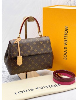 LOUIS VUITTON CLUNY BB MONOGRAM CANVAS BAG -FULL SET-