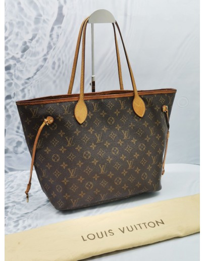 LOUIS VUITTON NEVERFULL MM MONOGRAM CANVAS TOTE BAG